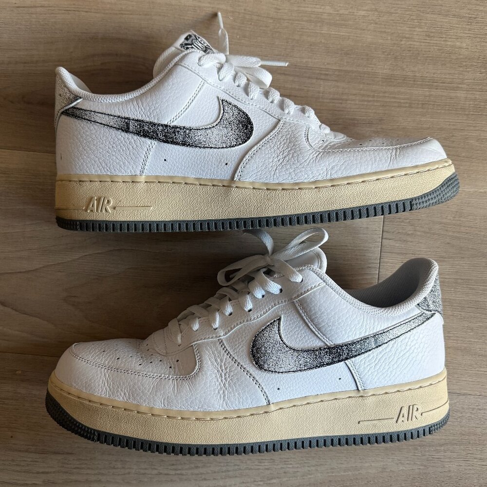 Nike Air Force 1 White/Grey '50 Years of Hip Hop' Men's Size 12 Sneakers